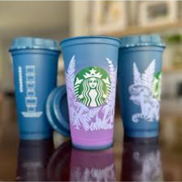 Starbucks Earth Day Cups + Mushroom Cups - Picture 3 of 5